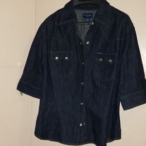 GUESS DARK DENIM SHIRT